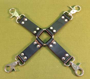 Hogtie Cross  - Black -  Great for Erotic Bonda...